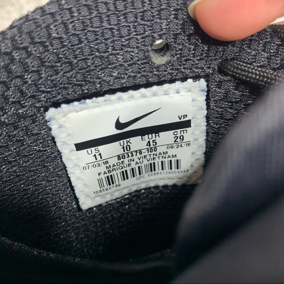 Nike Zoom Rookie QS 'Glow in the Dark' White/Black Men's Sneaker Size 11 - Picture 8 of 10